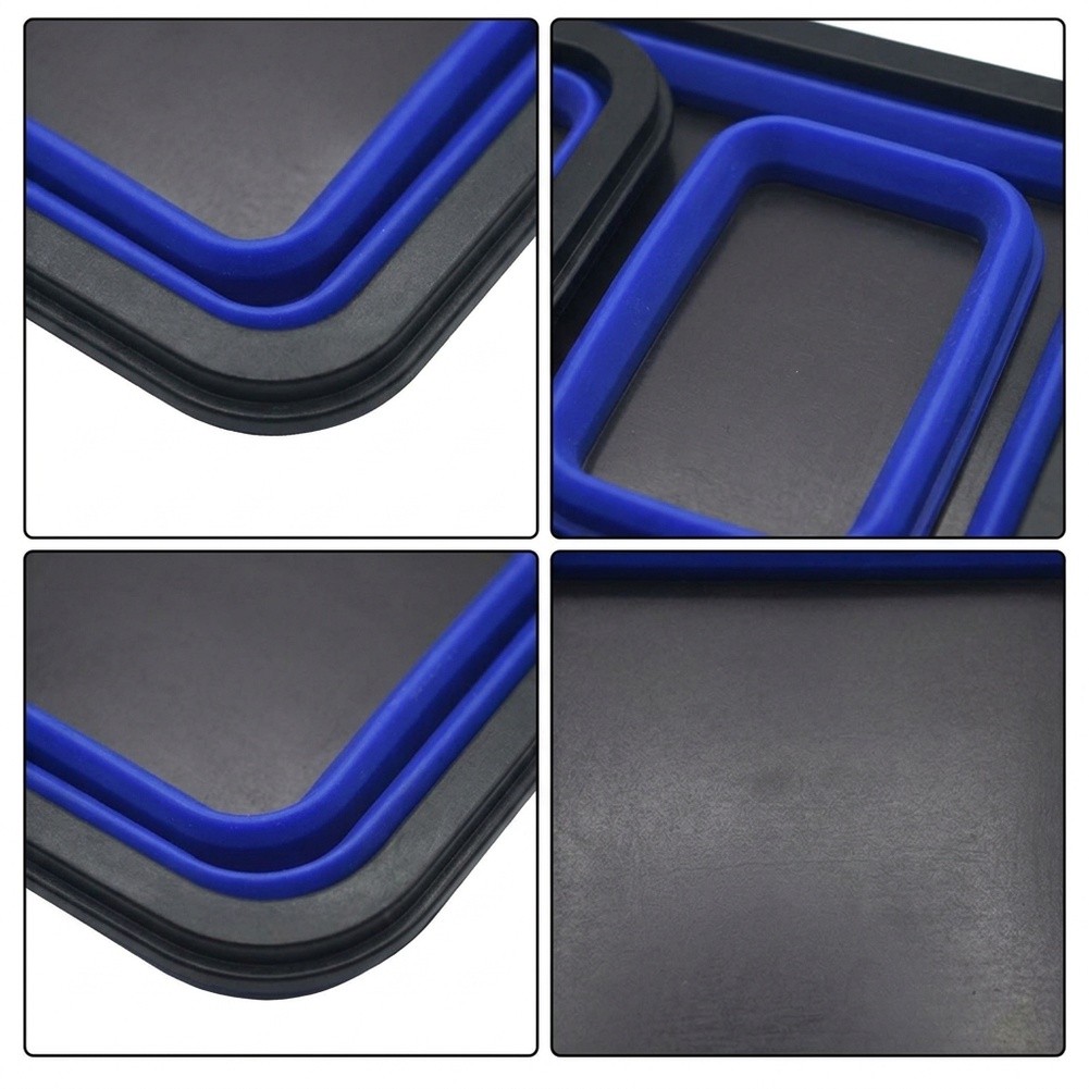 Magnetic Parts Tray - Collapsible Magnetic Silicone Parts Tray Foldable