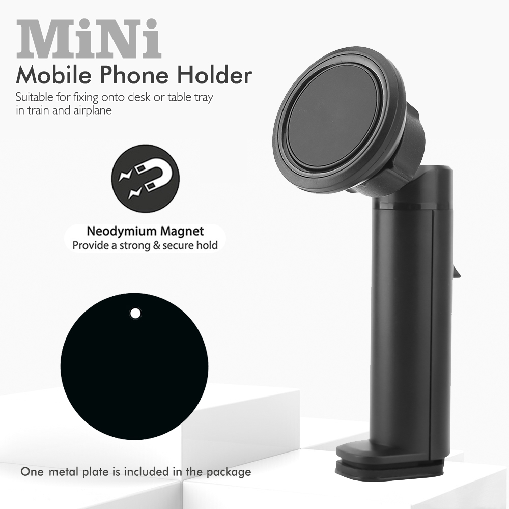 Magnetic Parts Tray - Magnetic Travel Phone Holder, 360° Rotation
