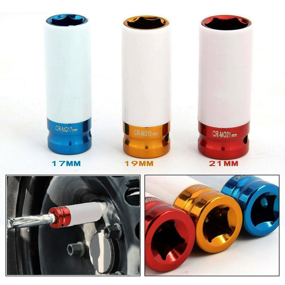 Workshop Hand Tools And Equipment - 1Pc Metal Socket 17mm/19mm/21mm Socket Wrench