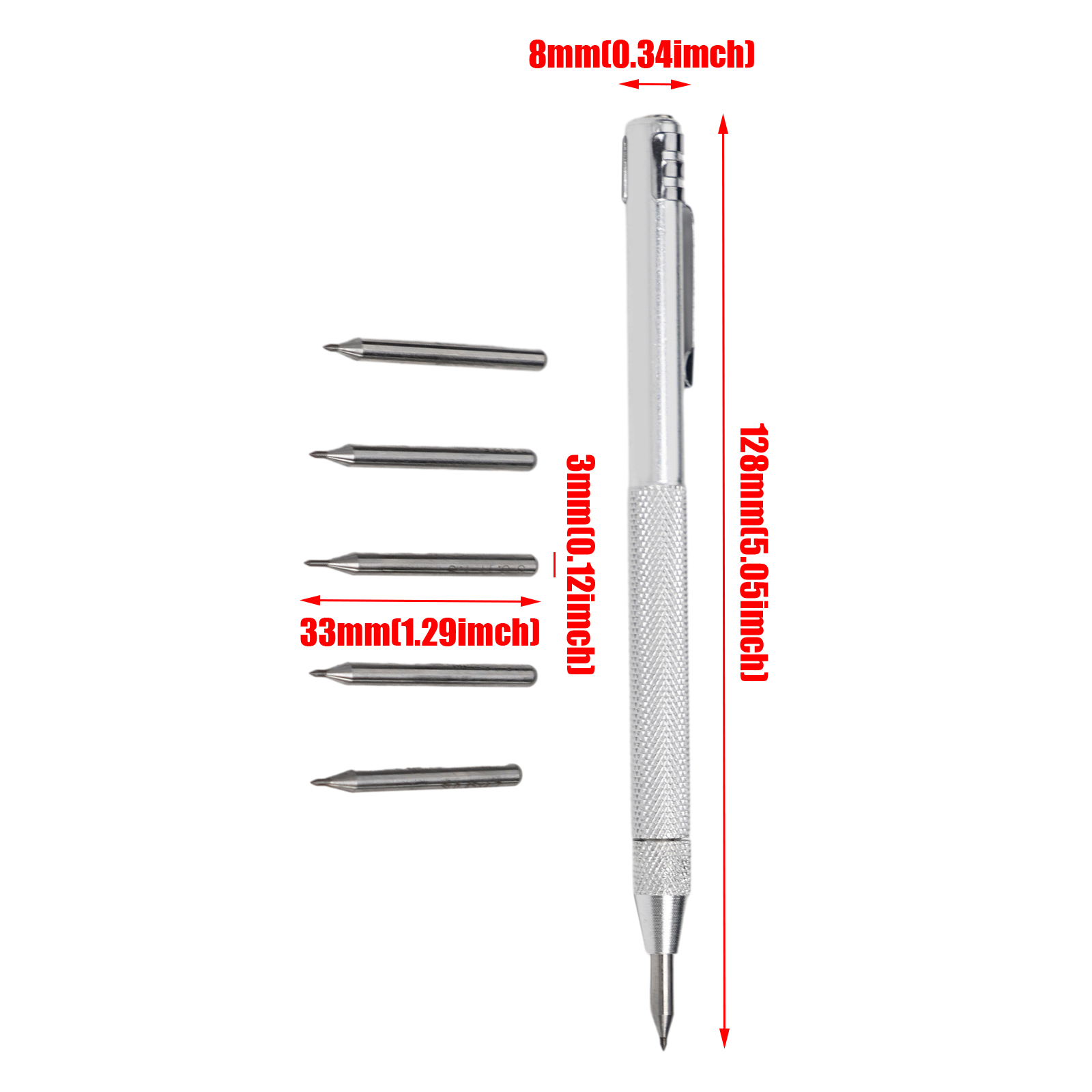 1 Set Scriber Pen Stainless St - Workshop Hand Tools And Equipment ulasan dan harga