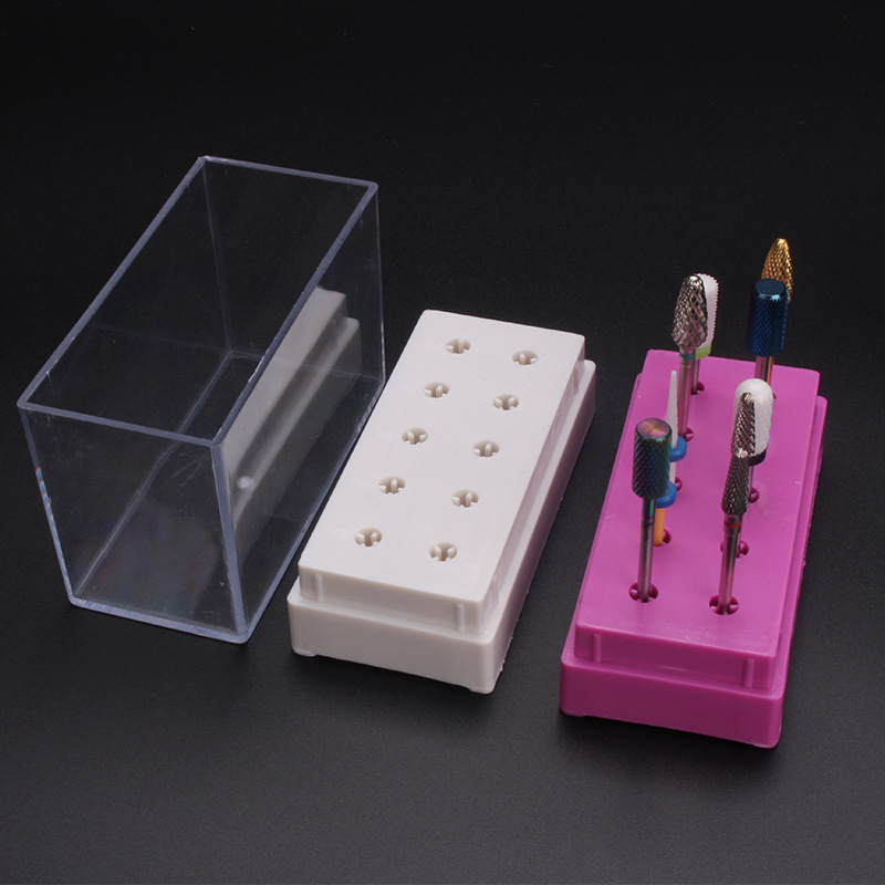 7 /10 Holes Nail Art Bit Stora - Tool Chest Cabinet ulasan dan harga