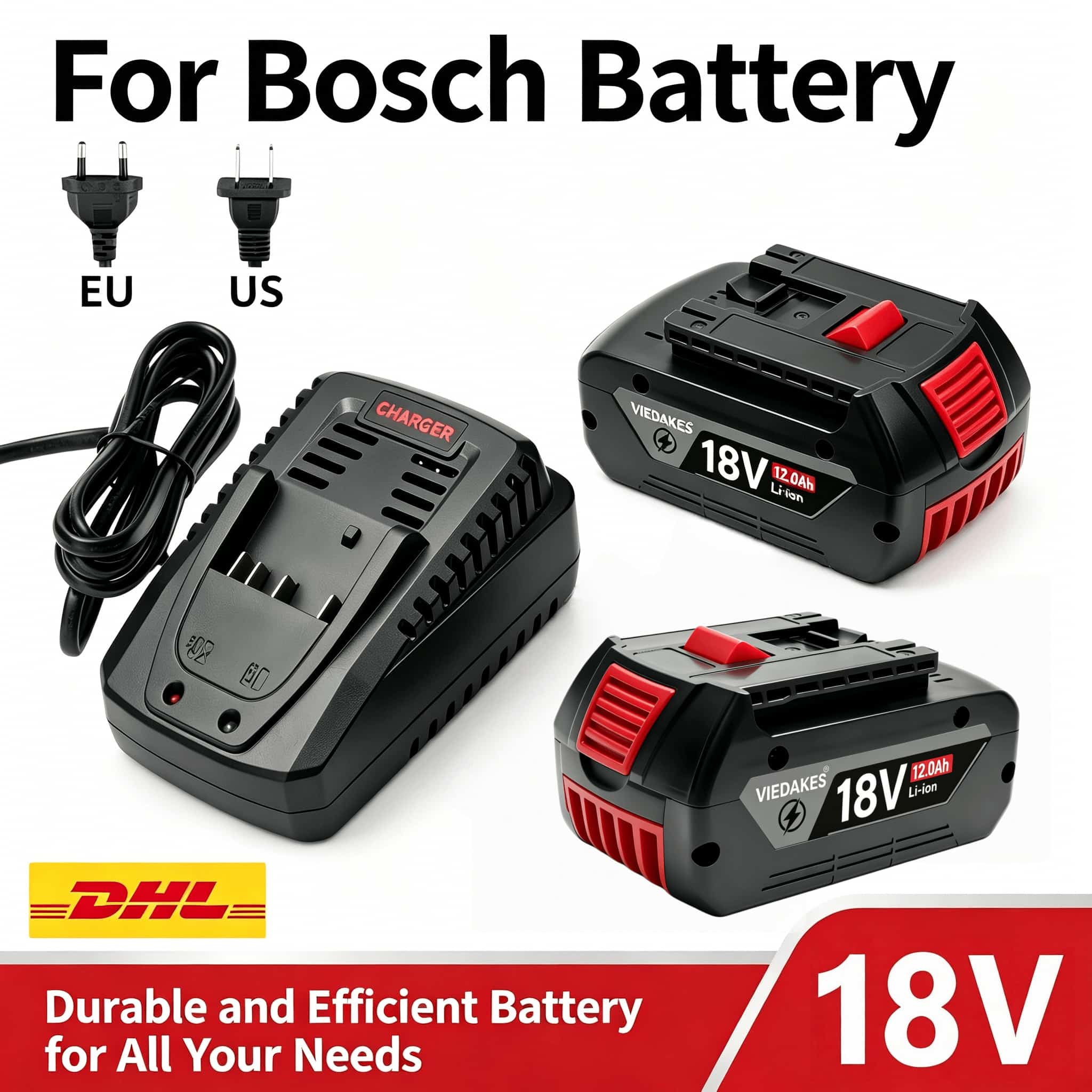 18V 10.0Ah for Bosch BAT618 Ba - Bosch Drill Gsb 18V ulasan dan harga