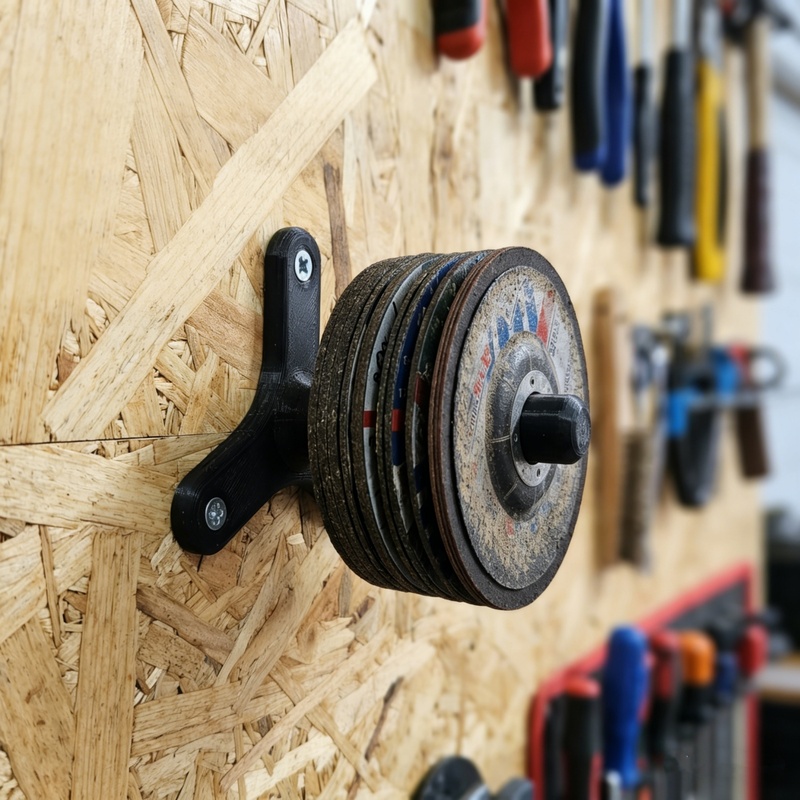 1Pcs Wall Mount Grinder Holder - Workshop Tools Rack ulasan dan harga