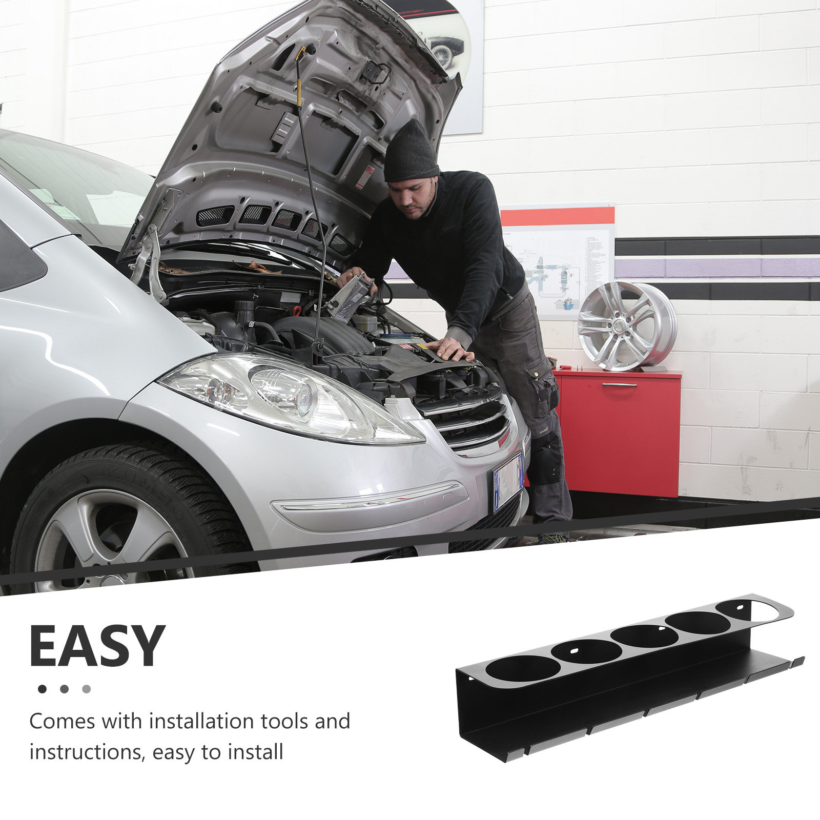 1Set Heavy Duty Metal Power To - Workshop Tools Rack ulasan dan harga