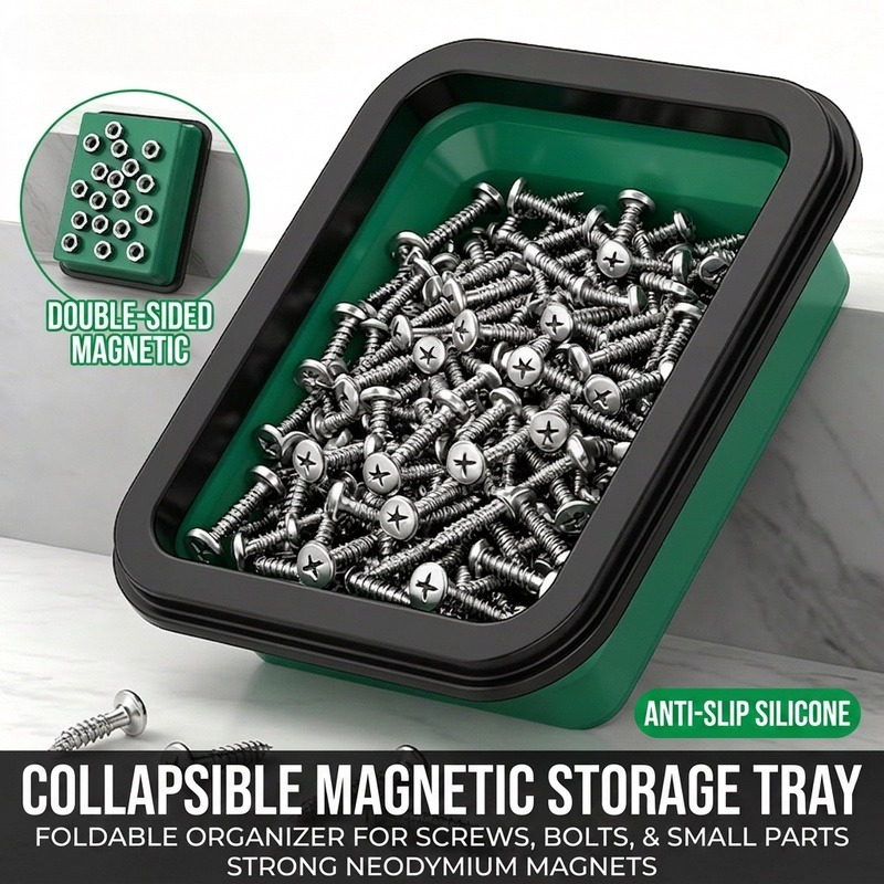 Magnetic Perforated Plate Wall - Magnetic Parts Tray ulasan dan harga