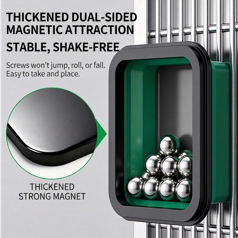 Magnetic Perforated Plate Wall - Magnetic Parts Tray ulasan dan harga