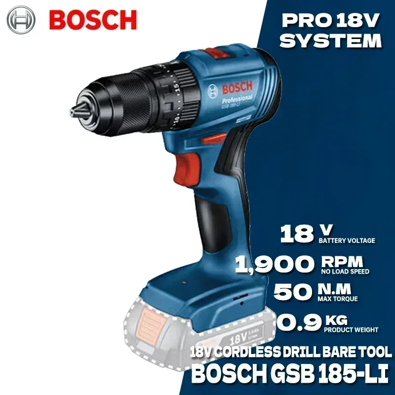 Bosch GSB 185-LI 18V Cordless  - Bosch Drill Gsb 18V ulasan dan harga
