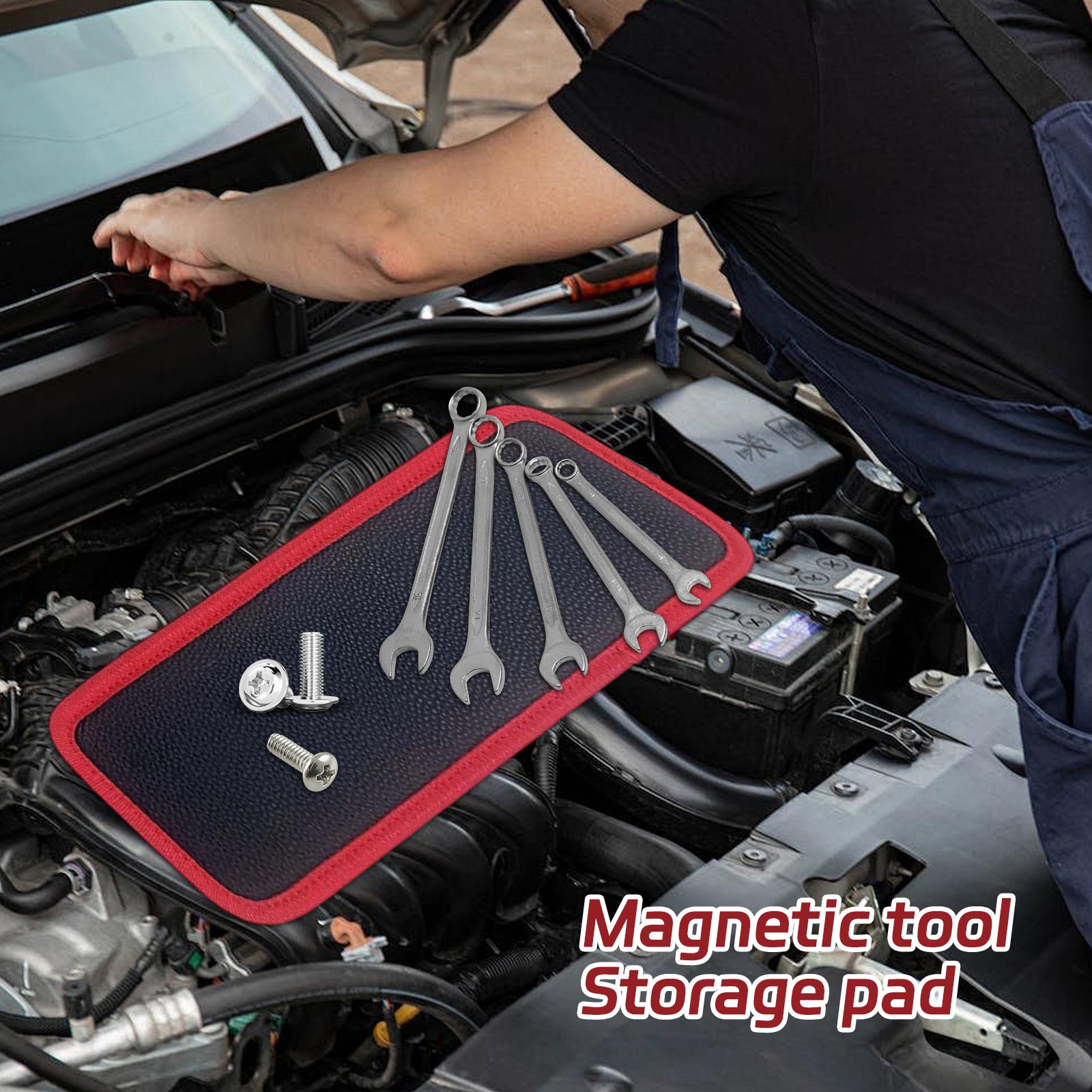 Flexible Magnetic Tool Holder  - Magnetic Parts Tray ulasan dan harga