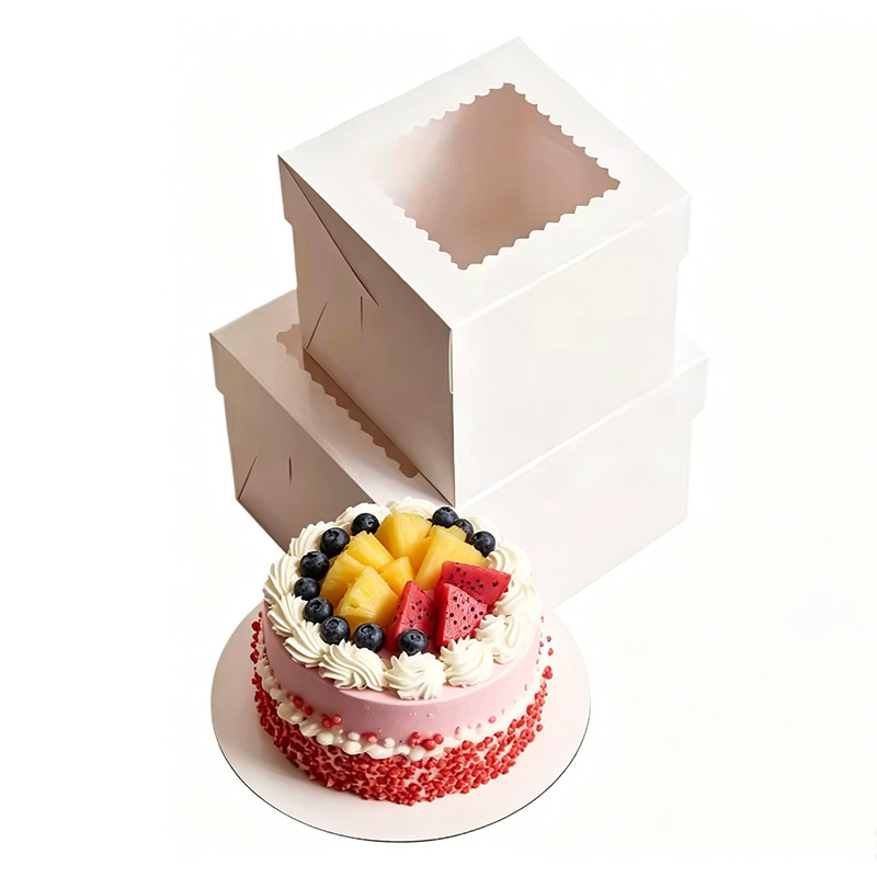 2/4/6PCS White Bakery Boxes wi - Tool Chest Cabinet ulasan dan harga