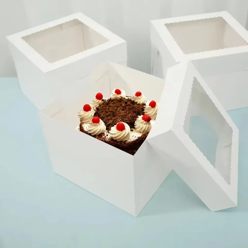 2/4/6PCS White Bakery Boxes wi - Tool Chest Cabinet ulasan dan harga