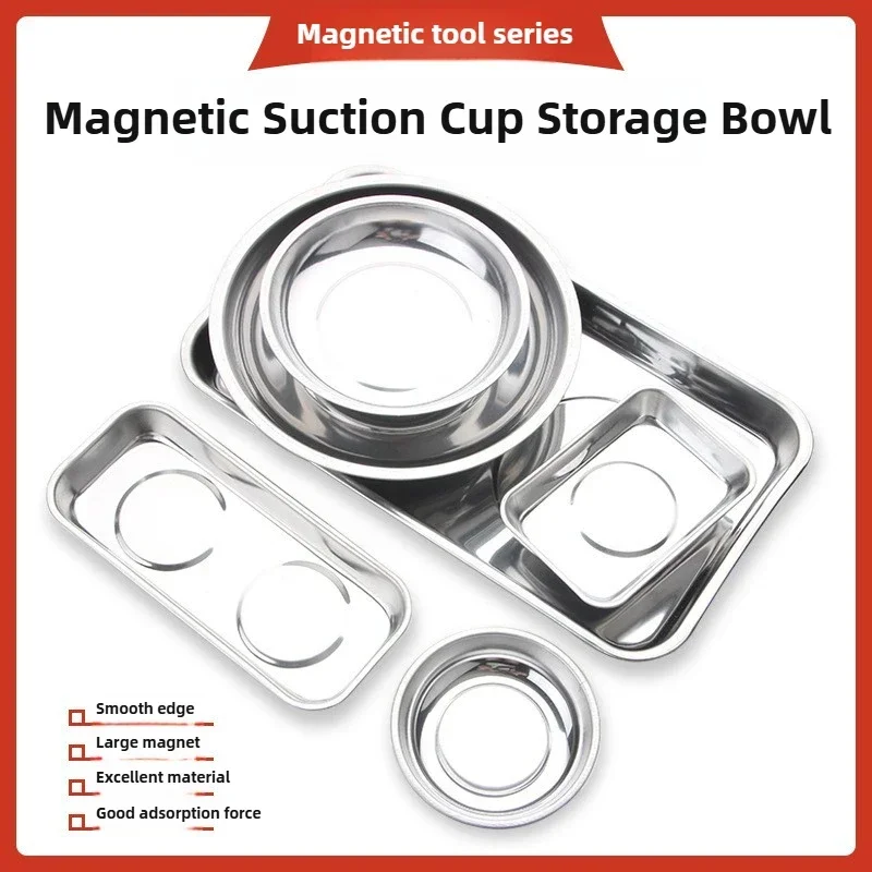 Square Magnetic Bowl, Durable  - Magnetic Parts Tray ulasan dan harga