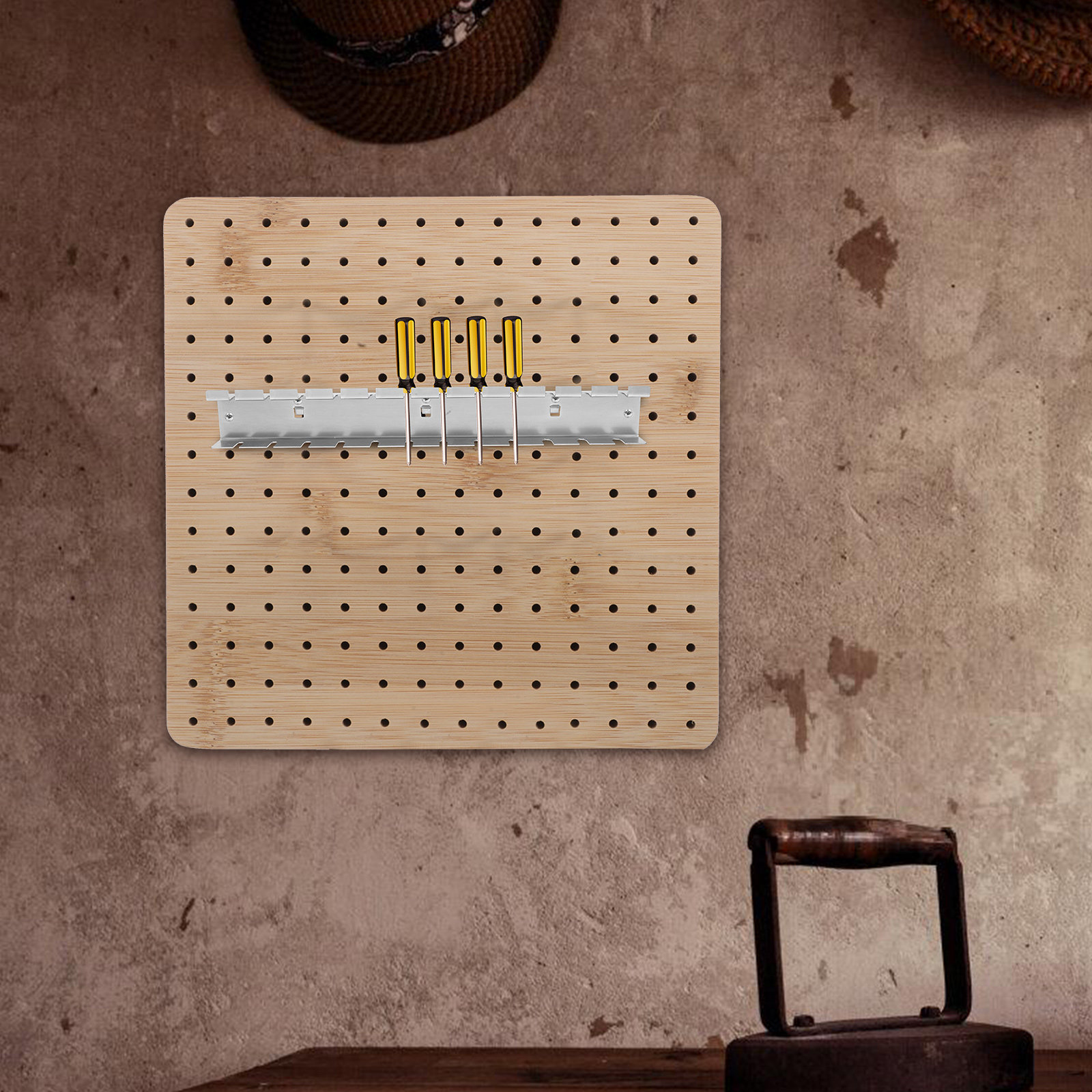 Heavy Duty Screwdriver Holder  - Workshop Tools Rack ulasan dan harga