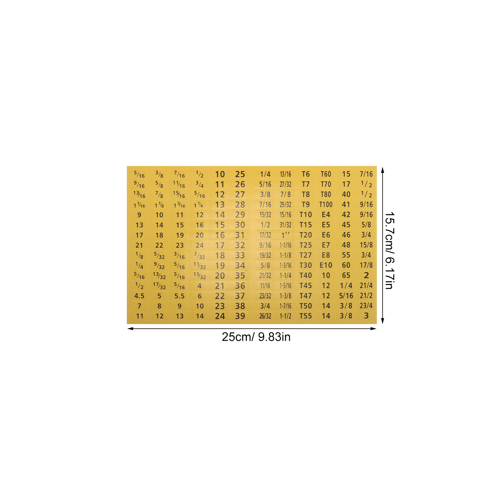 20Sheets Socket Wrench Sticker - Tools Of Workshop ulasan dan harga